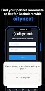 find flat and flatmates with citynect